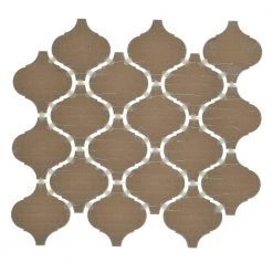 Restore Bright White 11 in. x 12 in. Glazed Ceramic Arabesque Mosaic Tile (0.74 sq. ft./Piece) by Daltile 15 Restore Bright White 11 in. x 12 in. Glazed Ceramic Arabesque Mosaic Tile (0.74 sq. ft./Piece) by Daltile -Daltile Sales Store bright white daltile ceramic tile re1533arabhd1p2 4f 1000