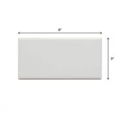 Restore Bright White 3 in. x 6 in. Ceramic Modular Wall Tile (375 sq. ft. / pallet) by Daltile -Daltile Sales Store bright white daltile ceramic tile re1536mdhdpl1p4 66 1000