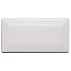 Restore 3 in. x 6 in. Ceramic Bevel Bright White Subway Tile (10 sq. ft. / case) by Daltile -Daltile Sales Store bright white daltile ceramic tile re1536modbhd1p4 c3 1000