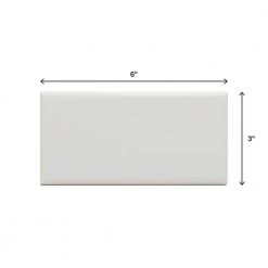Restore 3 in. x 6 in. Ceramic Bright White Subway Tile (0.125 sq. ft./ Each) by Daltile -Daltile Sales Store bright white daltile ceramic tile re1536modhd1p4 66 1000 1