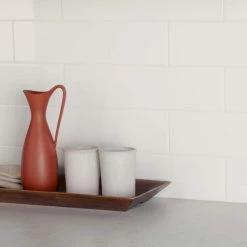 Restore 4 in. x 16 in. Ceramic Bright White Subway Tile (264 sq. ft. / pallet) by Daltile 19 Restore 4 in. x 16 in. Ceramic Bright White Subway Tile (264 sq. ft. / pallet) by Daltile -Daltile Sales Store bright white daltile ceramic tile re15416hdpl1p2 fa 1000