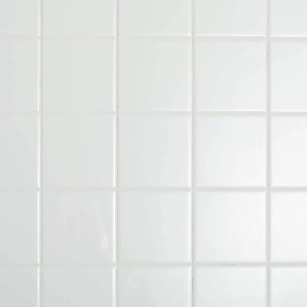 Restore Bright White 4-1/4 in. x 4-1/4 in. Ceramic Wall Tile (0.125 sq. ft./ Each) by Daltile 3 Restore Bright White 4-1/4 in. x 4-1/4 in. Ceramic Wall Tile (0.125 sq. ft./ Each) by Daltile