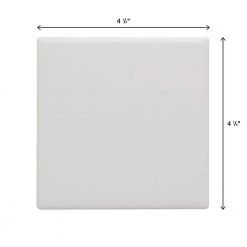 Restore Bright White 4-1/4 in. x 4-1/4 in. Ceramic Wall Tile (12.5 sq. ft. / Case) by Daltile -Daltile Sales Store bright white daltile ceramic tile re1544hd1p4 66 1000