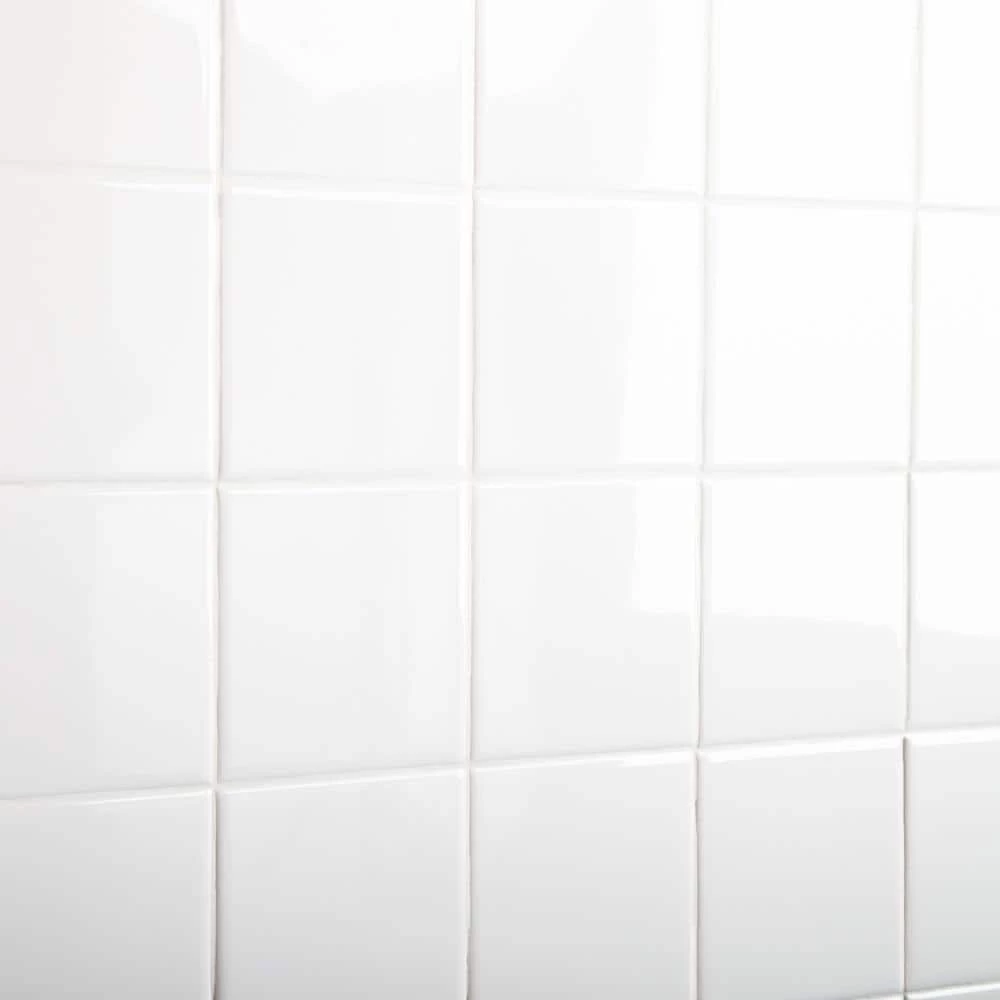 Restore Bright White 4-1/4 in. x 4-1/4 in. Ceramic Wall Tile (0.125 sq. ft./ Each) by Daltile 10 Restore Bright White 4-1/4 in. x 4-1/4 in. Ceramic Wall Tile (0.125 sq. ft./ Each) by Daltile - Image 8
