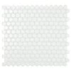 Restore Bright White 10 in. x 11 in. Glazed Ceramic Penny Round Mosaic Tile (0.83 sq. ft./Piece) by Daltile -Daltile Sales Store bright white daltile ceramic tile re19pnyrdhd1p 64 1000