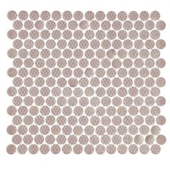 Restore Bright White 10 in. x 11 in. Glazed Ceramic Penny Round Mosaic Tile (0.83 sq. ft./Piece) by Daltile -Daltile Sales Store bright white daltile ceramic tile re19pnyrdhd1p 66 1000