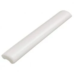 Restore Bright White 1 in. x 6 in. Ceramic Quarter Round Trim Tile (0.03 sq. ft. / Piece) by Daltile -Daltile Sales Store bright white daltile tile trim re15a106cc1p2 c3 1000