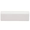 Restore Bright White 2 in. x 6 in. Ceramic Radius Bullnose Wall Trim Tile (0.08 sq. ft. / Piece) by Daltile -Daltile Sales Store bright white daltile tile trim re15a4200cc1p2 64 1000