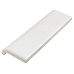 Restore Bright White 2 in. x 6 in. Ceramic Radius Bullnose Wall Trim Tile (0.08 sq. ft. / Piece) by Daltile -Daltile Sales Store bright white daltile tile trim re15a4200cc1p2 c3 1000