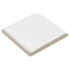 Restore Bright White 2 in. x 2 in. Ceramic Bullnose Corner Wall Trim Tile (0.02 sq. ft. / Piece) by Daltile -Daltile Sales Store bright white daltile tile trim re15sn4269cc1p2 c3 1000