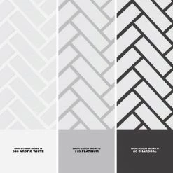 Restore Bright White Glossy 9 in. x 12 in. Glazed Ceramic Herringbone Mosaic Tile (0.6 sq. ft./each) by Daltile -Daltile Sales Store bright white glossy daltile ceramic tile 019013herms1p2 1d 1000