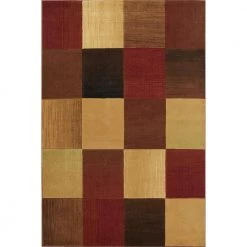 Catalina Brown/Beige 8 ft. x 10 ft. Geometric Area Rug by Home Dynamix