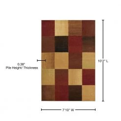 Catalina Brown/Beige 8 ft. x 10 ft. Geometric Area Rug by Home Dynamix -Daltile Sales Store brown beige home dynamix area rugs 1 hd1299 999 fa 1000