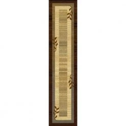 Royalty Brown/Blue 2 ft. x 7 ft. Indoor Runner Rug by Home Dynamix