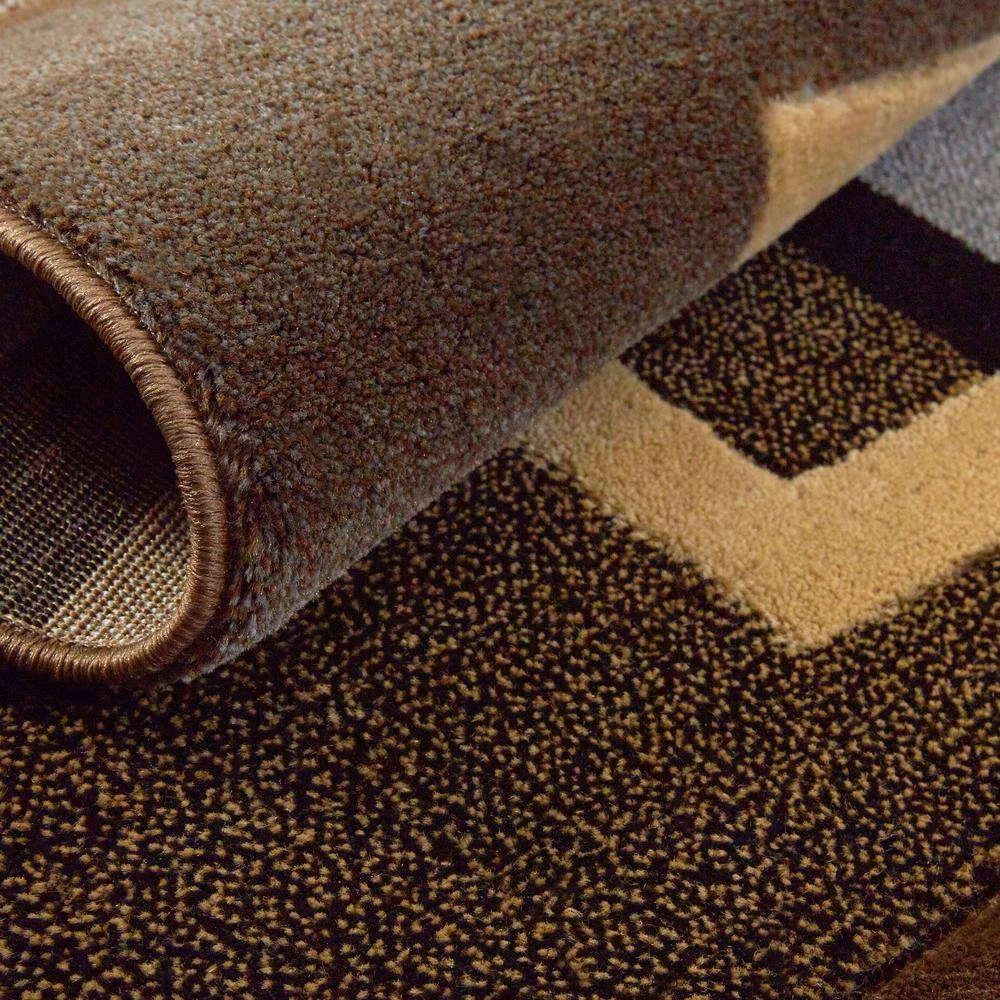 Tribeca Grey/Brown/Grey 8 ft. x 11 ft. Geometric Area Rug by Home Dynamix 6 Tribeca Grey/Brown/Grey 8 ft. x 11 ft. Geometric Area Rug by Home Dynamix - Image 4