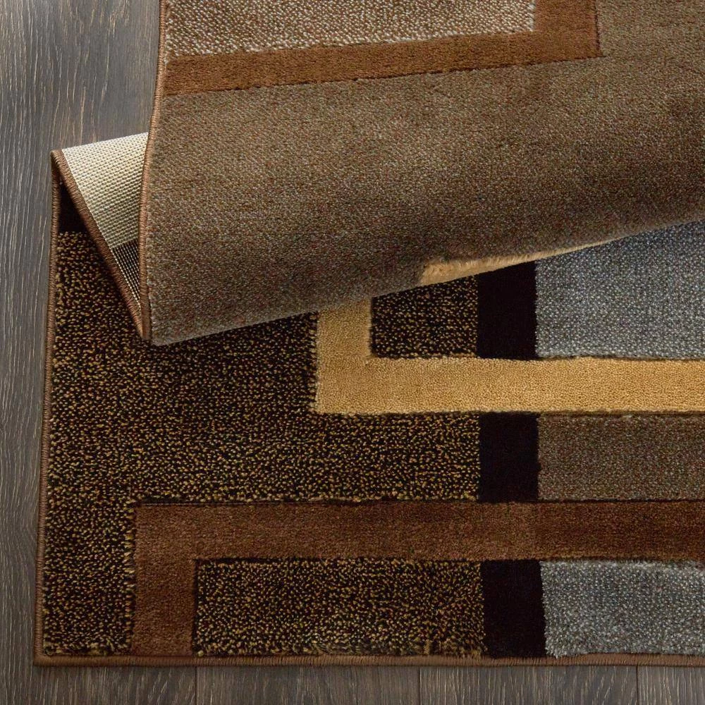 Tribeca Grey/Brown/Grey 8 ft. x 11 ft. Geometric Area Rug by Home Dynamix 7 Tribeca Grey/Brown/Grey 8 ft. x 11 ft. Geometric Area Rug by Home Dynamix - Image 5