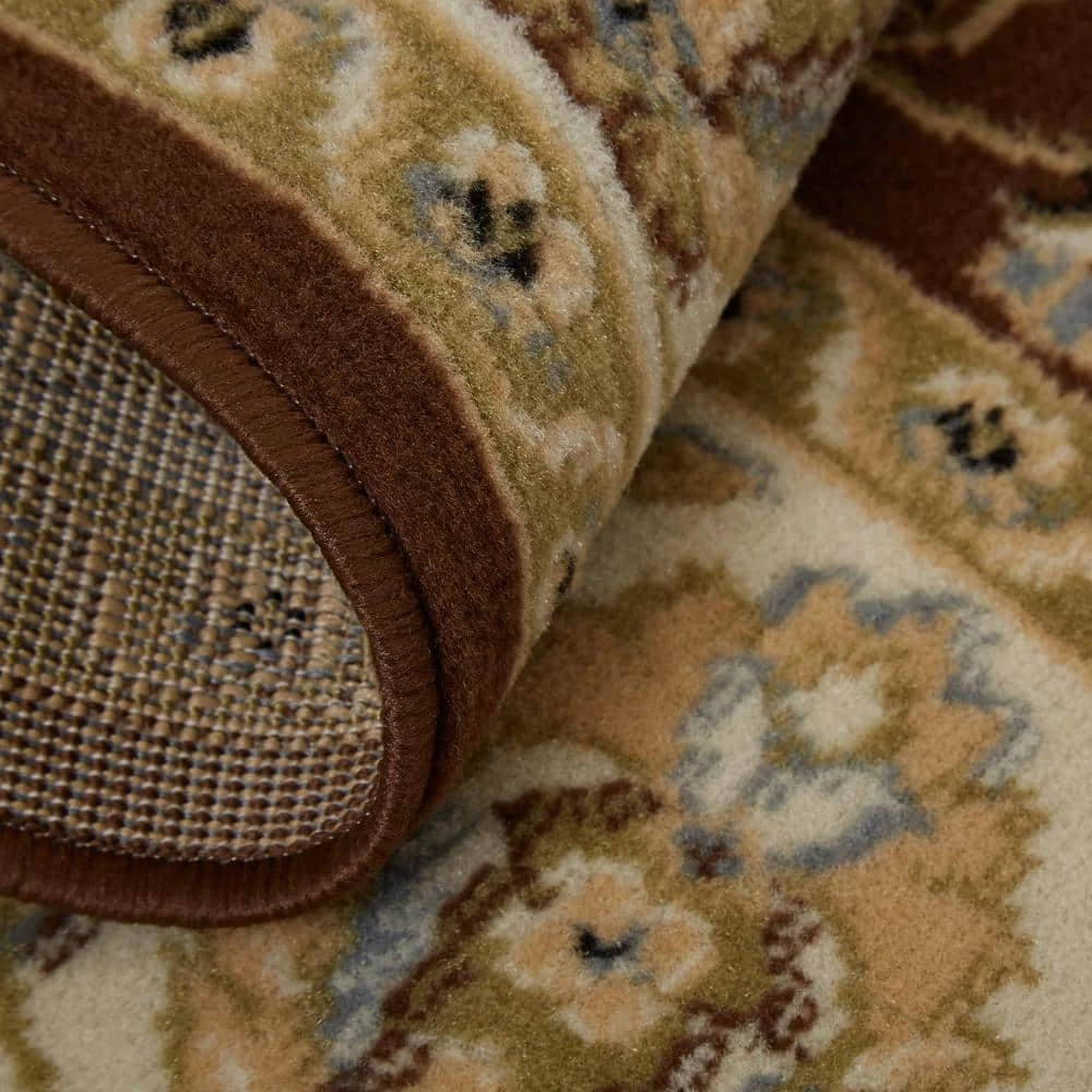 Optimum Brown/Ivory 8 ft. x 10 ft. Indoor Area Rug by Home Dynamix 6 Optimum Brown/Ivory 8 ft. x 10 ft. Indoor Area Rug by Home Dynamix - Image 4