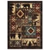 Buffalo Bear Brown/Red 8 ft. x 10 ft. Area Rug by Home Dynamix -Daltile Sales Store brown red home dynamix area rugs 1 17383 500 64 1000