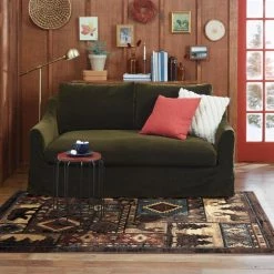 Buffalo Bear Brown/Red 8 ft. x 10 ft. Area Rug by Home Dynamix -Daltile Sales Store brown red home dynamix area rugs 1 17383 500 a0 1000