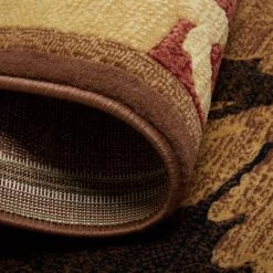 Catalina Brown/Red 3 ft. x 5 ft. Geometric Area Rug by Home Dynamix -Daltile Sales Store brown red home dynamix area rugs 4a hd1258 539 1f 1000