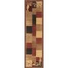 Catalina Brown/Red 3 ft. x 5 ft. Geometric Area Rug by Home Dynamix -Daltile Sales Store brown red home dynamix area rugs 4a hd1258 539 64 1000