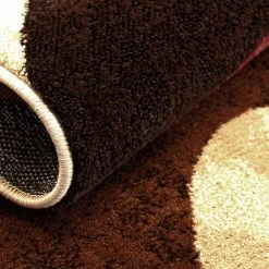 Tribeca Slade Brown/Red 5 ft. x 7 ft. Abstract 3-Piece Area Rug Set by Home Dynamix -Daltile Sales Store brown red home dynamix rug sets 3ns hd5382 539 1f 1000