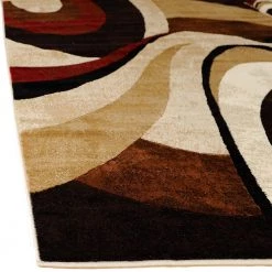 Tribeca Slade Brown/Red 5 ft. x 7 ft. Abstract 3-Piece Area Rug Set by Home Dynamix -Daltile Sales Store brown red home dynamix rug sets 3ns hd5382 539 c3 1000