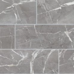Luxecraft Calacatta Black 8 in. x 24 in. Glazed Ceramic Wall Tile (13.3 sq. ft./Case) by Daltile