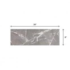 Luxecraft Calacatta Black 8 in. x 24 in. Glazed Ceramic Wall Tile (13.3 sq. ft./Case) by Daltile -Daltile Sales Store calacatta black daltile ceramic tile lc30rct824gl 66 1000