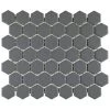 Restore Matte Charcoal Gray Hexagon 10 in. x 12 in. x 6.35 mm Glazed Ceramic Mosaic Tile (0.81 sq. ft./Each) by Daltile -Daltile Sales Store charcoal gray daltile ceramic tile 078015hexms1p2 64 1000
