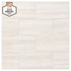 QuicTile 12 in. x 24 in. Cliff Stone Matte Color Body Porcelain Locking Floor Tile (9.6 sq. ft. / case) by Daltile