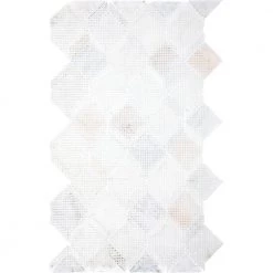 Xpress Mosaix Perfect-Fit Coastal Marble 11 in. x 18 in. Marble Diamond Geometric Mosaic Tile (13 sq. ft./case) by Daltile -Daltile Sales Store coastal marble daltile marble tile st53dgmtrmscchn 1f 1000