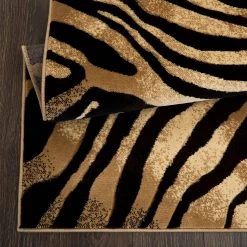Tribeca Dark Brown/Beige 5 ft. x 7 ft. Animal Print Area Rug by Home Dynamix -Daltile Sales Store dark brown beige home dynamix area rugs 2 hd5388 457 44 1000
