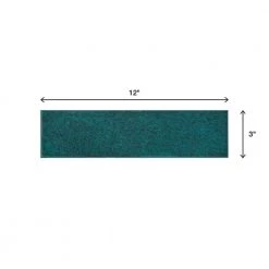LuxeCraft Arteko Deep Teal 3 in. x 12 in. Glazed Wall Ceramic Tile (12 sq. ft./case) by Daltile -Daltile Sales Store deep teal daltile ceramic tile ak02312hd1p2 66 1000