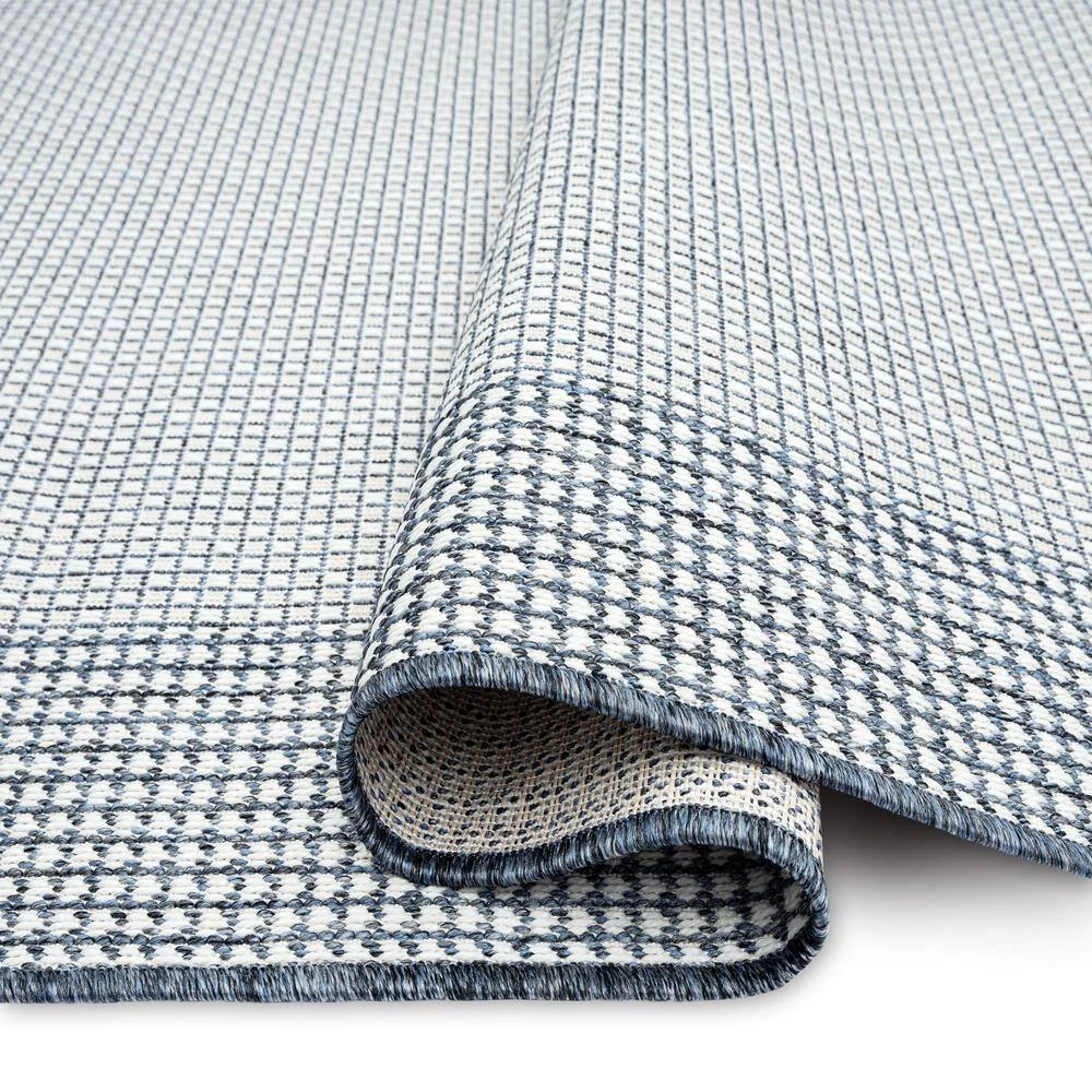 Tripoli Phoenix Denim/Cream 8 ft. x 10 ft. Indoor/Outdoor Area Rug by Home Dynamix 7 Tripoli Phoenix Denim/Cream 8 ft. x 10 ft. Indoor/Outdoor Area Rug by Home Dynamix - Image 5