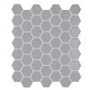 Restore Dove Gray 10 in. x 12 in. x Glazed Ceramic Hexagon Mosaic Tile (0.81 sq. ft./Each) by Daltile 2 Restore Dove Gray 10 in. x 12 in. x Glazed Ceramic Hexagon Mosaic Tile (0.81 sq. ft./Each) by Daltile -Daltile Sales Store dove glossy gray daltile ceramic tile 018215hexms1p2 64 1000