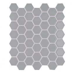 Restore Dove Gray 10 in. x 12 in. x Glazed Ceramic Hexagon Mosaic Tile (0.81 sq. ft./Each) by Daltile