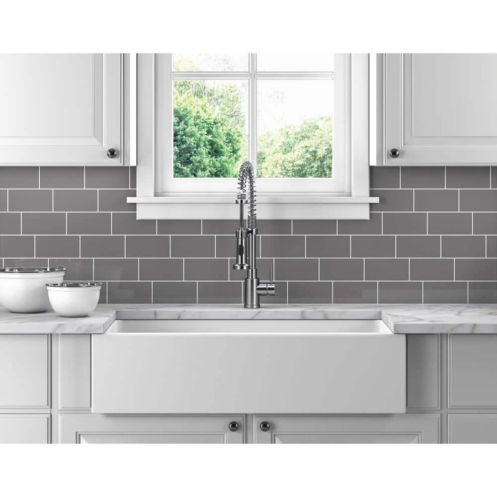 Restore Dove Gray 3 in. x 6 in. Glazed Ceramic Subway Tile (12.5 sq. ft /Case) by Daltile 4 Restore Dove Gray 3 in. x 6 in. Glazed Ceramic Subway Tile (12.5 sq. ft /Case) by Daltile - Image 2