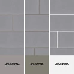 Restore Dove Gray 4 in. x 16 in. Glazed Ceramic Subway Wall Tile (13.2 sq. ft./Case) by Daltile 12 Restore Dove Gray 4 in. x 16 in. Glazed Ceramic Subway Wall Tile (13.2 sq. ft./Case) by Daltile -Daltile Sales Store dove gray daltile ceramic tile 01824161p2 1d 1000