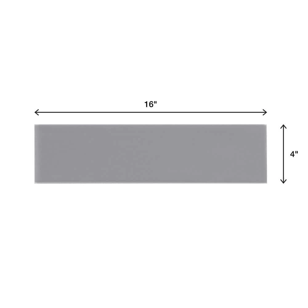 Restore Dove Gray 4 in. x 16 in. Glazed Ceramic Subway Wall Tile (13.2 sq. ft./Case) by Daltile 7 Restore Dove Gray 4 in. x 16 in. Glazed Ceramic Subway Wall Tile (13.2 sq. ft./Case) by Daltile - Image 5