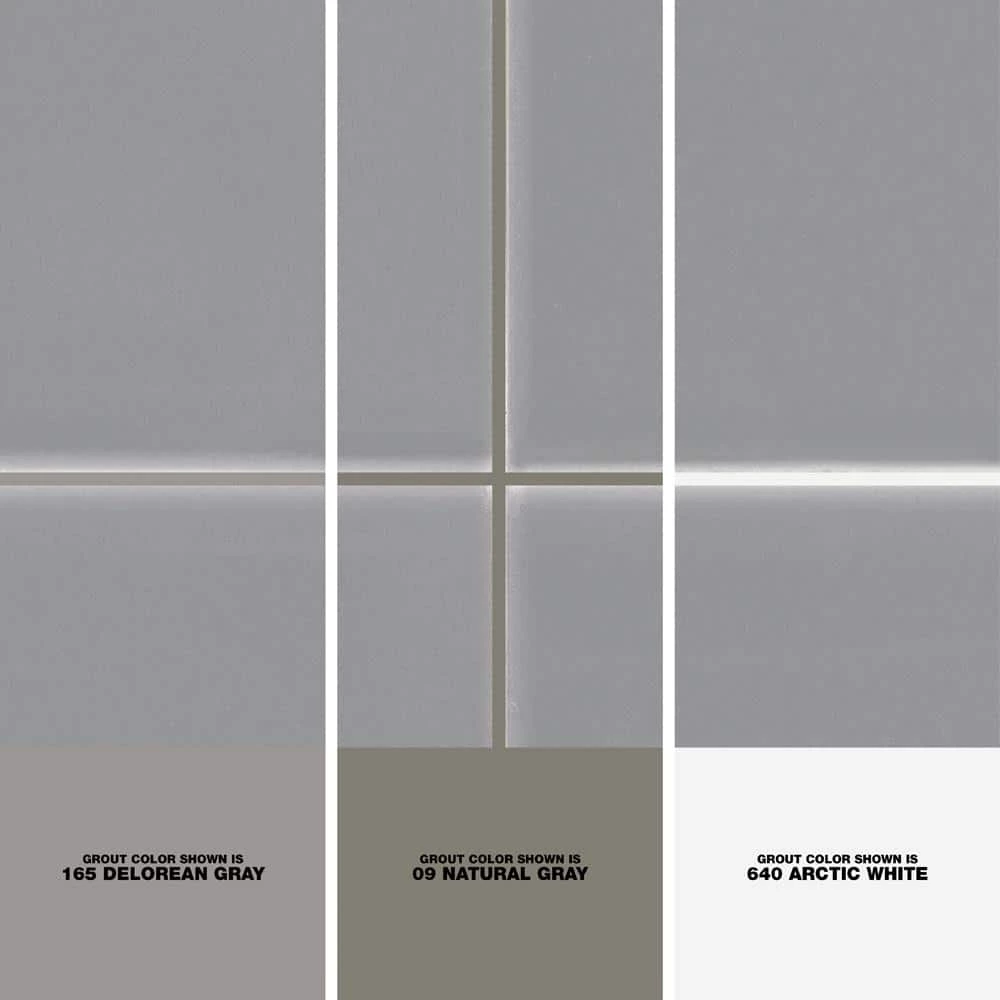 Restore Dove Gray Glossy 4-1/4 in. x 4-1/4 in. Glazed Ceramic Wall Tile (12.5 sq. ft. / case) by Daltile 6 Restore Dove Gray Glossy 4-1/4 in. x 4-1/4 in. Glazed Ceramic Wall Tile (12.5 sq. ft. / case) by Daltile - Image 4