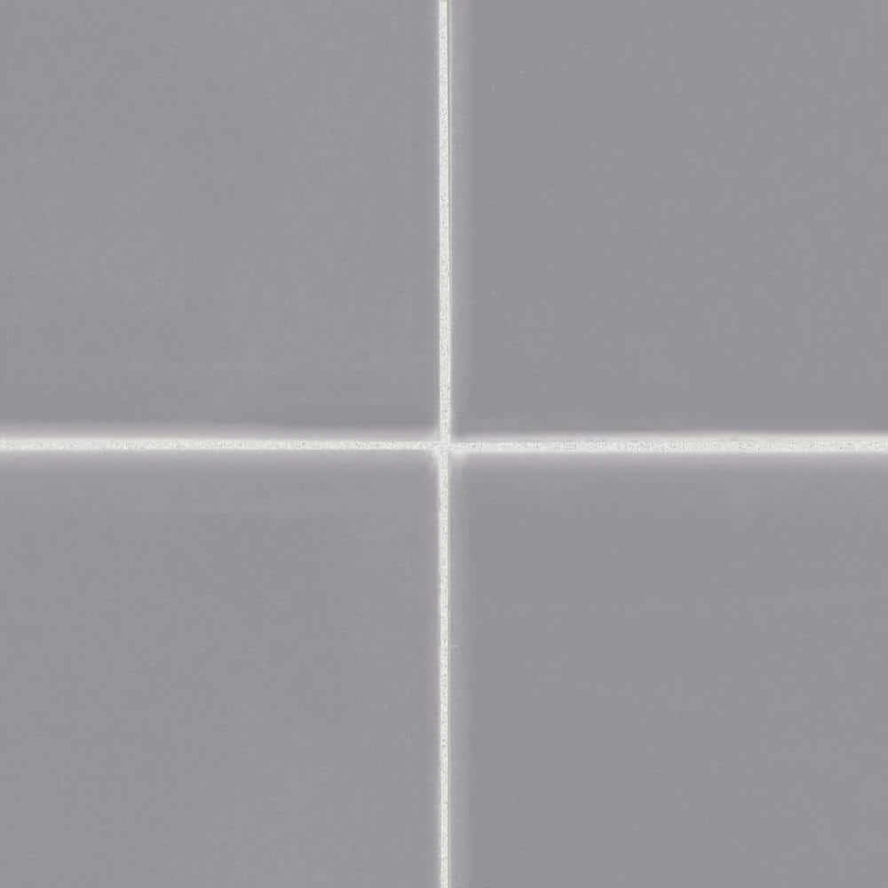 Restore Dove Gray Glossy 4-1/4 in. x 4-1/4 in. Glazed Ceramic Wall Tile (12.5 sq. ft. / case) by Daltile 8 Restore Dove Gray Glossy 4-1/4 in. x 4-1/4 in. Glazed Ceramic Wall Tile (12.5 sq. ft. / case) by Daltile - Image 6