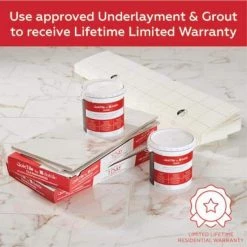 QuicTile 6 in. x 36 in. Driftwood Glazed Porcelain Locking Floor Tile (10.15 sq. ft. / case) by Daltile -Daltile Sales Store driftwood daltile porcelain tile rv81636clk1p a0 1000