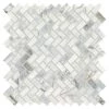 Stone Decor Fog 11 in. x 12 in. x 10 mm Marble Mosaic Floor and Wall Tile (0.83 sq. ft./Each) by Daltile