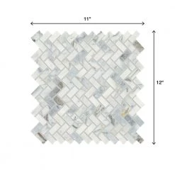 Stone Decor Fog 11 in. x 12 in. x 10 mm Marble Mosaic Floor and Wall Tile (0.83 sq. ft./Each) by Daltile 15 Stone Decor Fog 11 in. x 12 in. x 10 mm Marble Mosaic Floor and Wall Tile (0.83 sq. ft./Each) by Daltile -Daltile Sales Store fog daltile marble tile st55121hbccms1l 66 1000