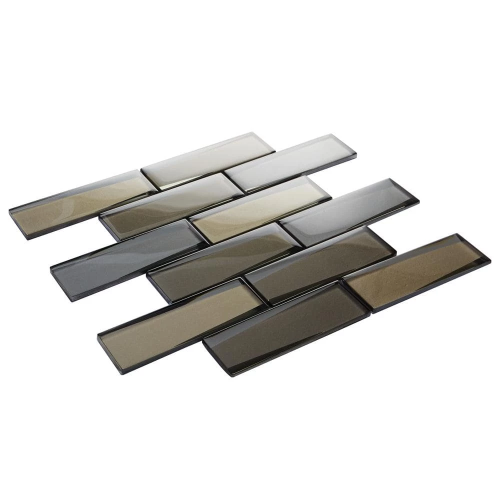Premier Accents Frost Linear 12 in. x 13 in. x 8 mm Glass Mosaic Wall Tile (0.96 sq. ft./Each) by Daltile 5 Premier Accents Frost Linear 12 in. x 13 in. x 8 mm Glass Mosaic Wall Tile (0.96 sq. ft./Each) by Daltile - Image 3