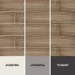 Trace Meadow 6 in. x 36 in. Golden Brown Glazed Porcelain Floor and Wall Tile (14.5 sq. ft./Case) by Daltile -Daltile Sales Store golden brown daltile porcelain tile tm07636hd1pr 1d 1000