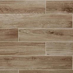 Trace Meadow Golden Brown 6 in. x 36 in. Glazed Porcelain Floor and Wall Tile (348 sq. ft./Pallet) by Daltile