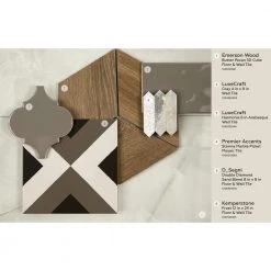 LuxeCraft Gray 4 in. x 8 in. Glazed Ceramic Subway Wall Tile (10.5 sq. ft. / case) by Daltile -Daltile Sales Store gray daltile ceramic tile lc1748modhd1p2 1d 1000