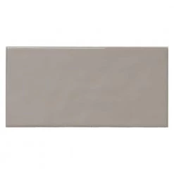 LuxeCraft Gray 4 in. x 8 in. Glazed Ceramic Subway Wall Tile (10.5 sq. ft. / case) by Daltile -Daltile Sales Store gray daltile ceramic tile lc1748modhd1p2 c3 1000